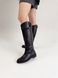 , Black leather, flannel lining, 35