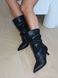 , Black leather, flannel lining, 35